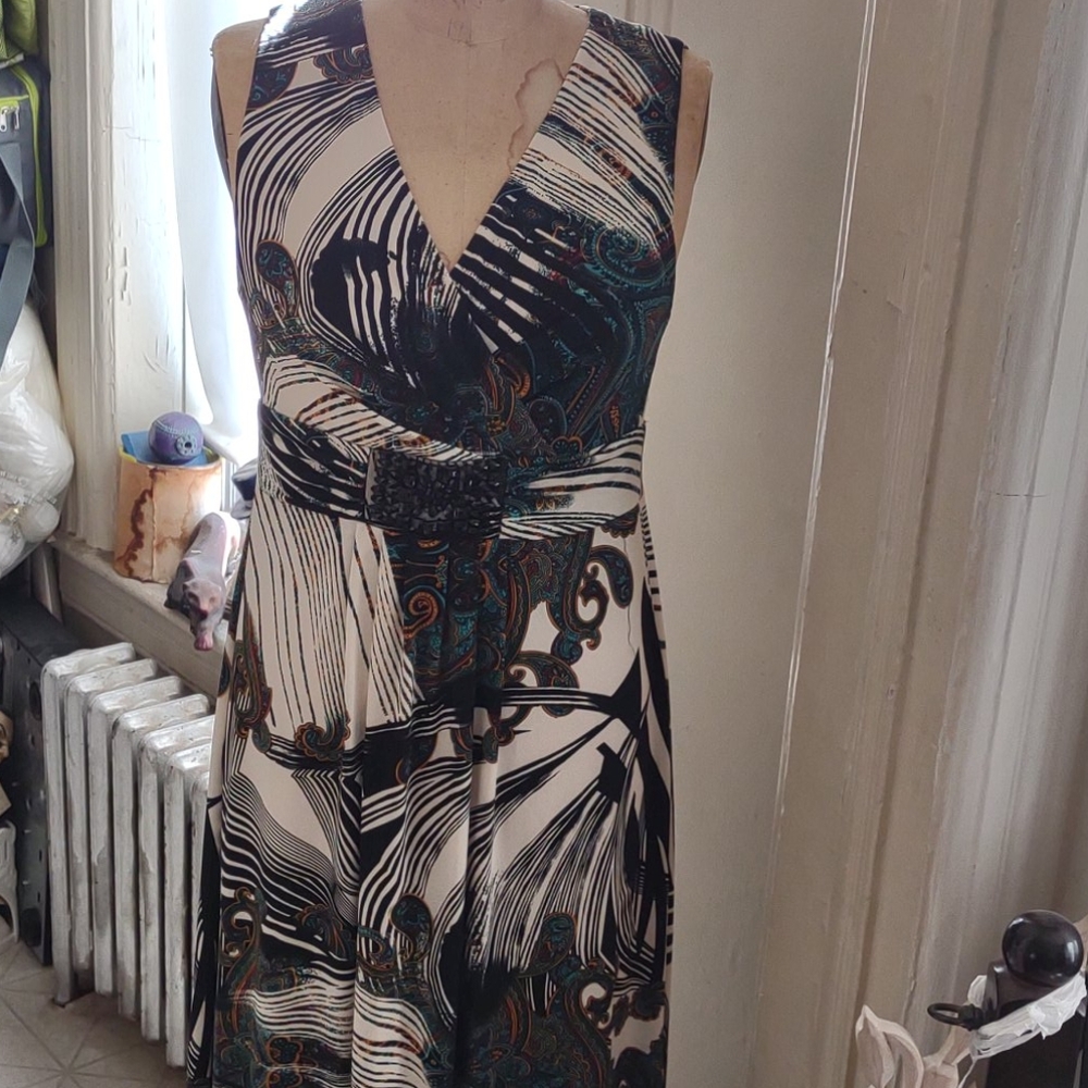 Midnight velvet size S maxi dress
